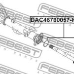 Подшипник ступицы задний VW AMAROK I/II DAC46780057-KIT FEBEST