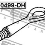 Крюк буксирный 0499-DH FEBEST