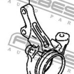 Кулак поворотный левый FEBEST