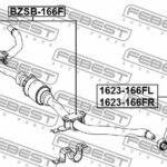 Втулка стабилизатора передняя компл MERCEDES BENZ ML-CLASS 166 2011- BZSB-166F FEBEST