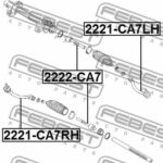 Наконечник рулевой правый FEBEST