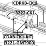 САЙЛЕНТБЛОК РУЛЕВОЙ РЕЙКИ (КОМПЛЕКТ) ESCALADE 97- FEBEST