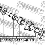 Подшипник ступичный задний ремкомплект 40X80X44X45 FEBEST