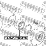 Подшипник ступицы передний 45X82X42 FORD FOCUS III CB8 2011- DAC45820042M FEBEST