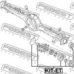 Комплект подшипников задн полуоси MAZDA BT-50 UN 2006-2012 KIT-ET FEBEST