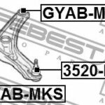 Опора шаровая переднего нижнего рычага FEBEST