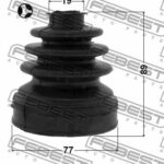 Пыльник ШРУСа внутренний (77x89x19) 2115-CB4T FEBEST