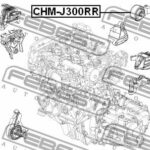 Подушка двигателя задняя FEBEST