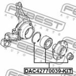Подшипник ступичный задний RENAULT DUSTER DAC42770039-KIT FEBEST