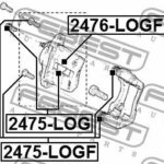 Поршень суппорта тормозного переднего FEBEST