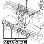 Ремкомплект суппорта тормозного переднего (на обе стороны) FEBEST