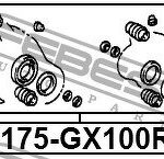 Ремкомплект суппорта тормозного заднего (на обе стороны) FEBEST