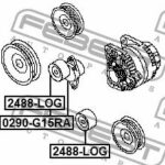 Натяжитель ремня NISSAN ALMERA G15RA 2012- 0290-G15RA FEBEST