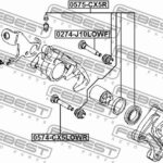 Ремкомплект задн суппорта MAZDA CX-5 KE 2011- 0575-CX5R FEBEST