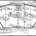 Колодки передние SKODA OCTAVIA (1Z), RAPID, VW PASSAT 06-15 2301-362F FEBEST