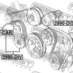 Натяжитель ремня FEBEST
