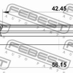 Сальник полуоси 42.45X56.15X7X8.5 FEBEST