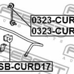 Втулка заднего стабилизатора D17 FEBEST