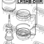 Пыльник заднего амортизатора FEBEST