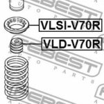 Отбойник амортизатора задний ПОДХОДИТ ДЛЯ VOLVO S80 II 2007-2016 VLD-V70R FEBEST