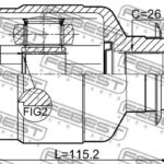 ШРУС внутренний правый 24x44x26 1211-IX354WDRH FEBEST