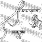 Ролик натяжной комплект FEBEST