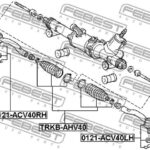 Пыльник рулевой рейки TRKB-AHV40 FEBEST