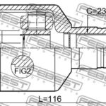 ШРУС ВНУТРЕННИЙ ПРАВЫЙ 30X36.3X23 NISSAN ALMERA G15 11- FEBEST
