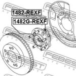 Ступица передняя FEBEST