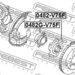 Ступица передняя FEBEST