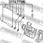 Ремкомплект передн суппорта FORD TRANSIT TT9 2006-2013 2174-TT9R FEBEST