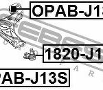 Сайлентблок рычага задний OPEL MOKKA J13 2013- OPAB-J13B FEBEST