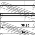 Сальник привода SUZUKI GRAND VITARA/ESCUDO 2006-2014 95GBY-40620808C FEBEST