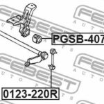 Втулка стабилизатора задняя PEUGEOT 407 2004-2010 PGSB-407R FEBEST