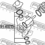 РЕМКОМПЛЕКТ РУЛЕВОЙ РЕЙКИ MITSUBISHI PAJERO 90- FEBEST