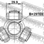 ТРИПОИД 29X29.9 MITSUBISHI CARISMA 95- FEBEST