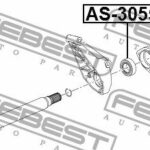 Подшипник привода OPEL ASTRA H 2004-2010 AS-305516 FEBEST