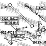 Болт крепления подвески PCS4 FEBEST