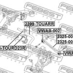 Тяга задняя поперечная левая FEBEST