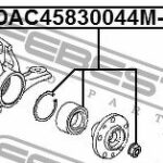 Подшипник ступичный передний ремкомплект 45X83X44 FEBEST