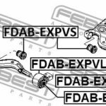 Сайлентблок рычага задн (гидравл) FORD EXPLORER 2011- FDAB-EXPVX FEBEST