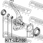 Ремкомплект поворотного кулака TOYOTA LAND CRUISER 100 (1998-2007) KIT-UZJ100 FEBEST
