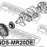 Шкив коленвала MR20DE FEBEST