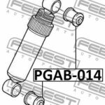 Сайлентблок задн амортизатора CITROEN BERLINGO II 08- PGAB-014 FEBEST