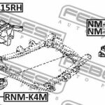 Подушка двигателя правая FEBEST