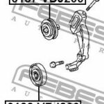 Ролик обводной TOYOTA LAND CRUISER 200 0188-VDJ200 FEBEST