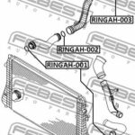 Кольцо уплотнительное возд патрубка SKODA OCTAVIA 1U/1Z RINGAH-002 FEBEST