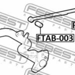 Сайлентблок задн рессоры задний FIAT DOBLO 00-05 FTAB-004 FEBEST