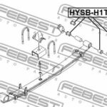 Втулка задней рессоры задняя FEBEST