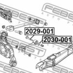 Болт с втулкой эксцентрик CHRYSLER SEBRING II, JEEP GRAND CHEROKEE III/IV 2029-001 FEBEST